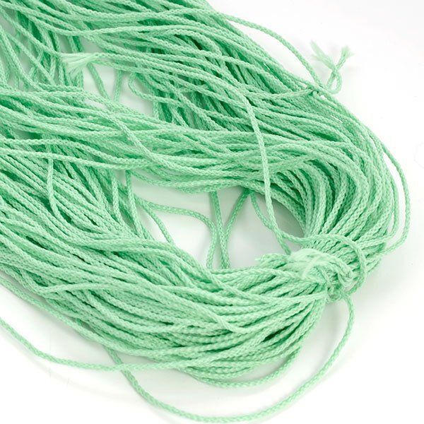 Шнур для мокасин ⌀1.5 мм / 100 метров, салатовый