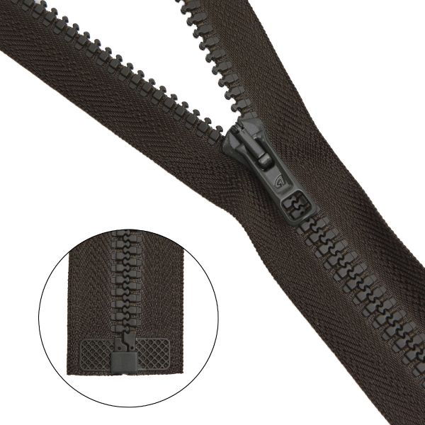 Молния трактор Arta Т6 (6 мм) 1 зам., разъем., 50 см, ОПТ. УП. 25 ШТ., 175 т.хаки