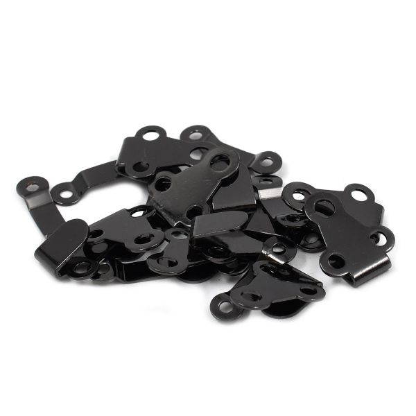 Крючки пришивные 15х11 мм, pewter, 10 шт