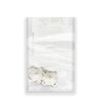 Кнопка магнитная металл пришивная ⌀15.0 мм, никель, 4 шт, BIG