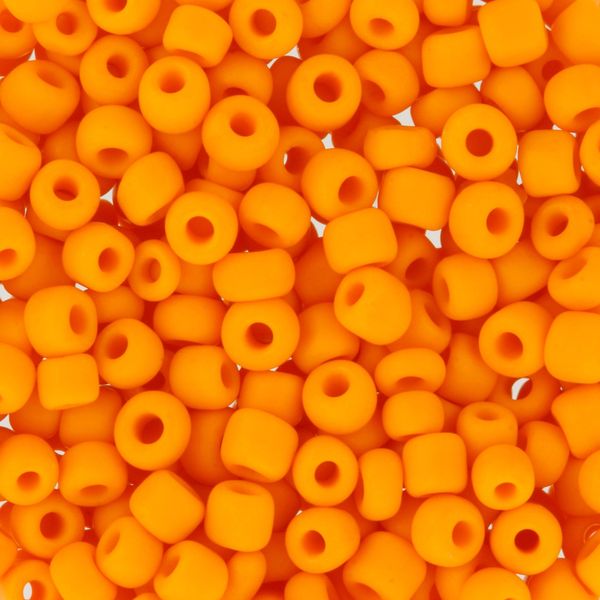 Бисер Zlatka 08/0, 100 г, №0050M оранжевый, GR