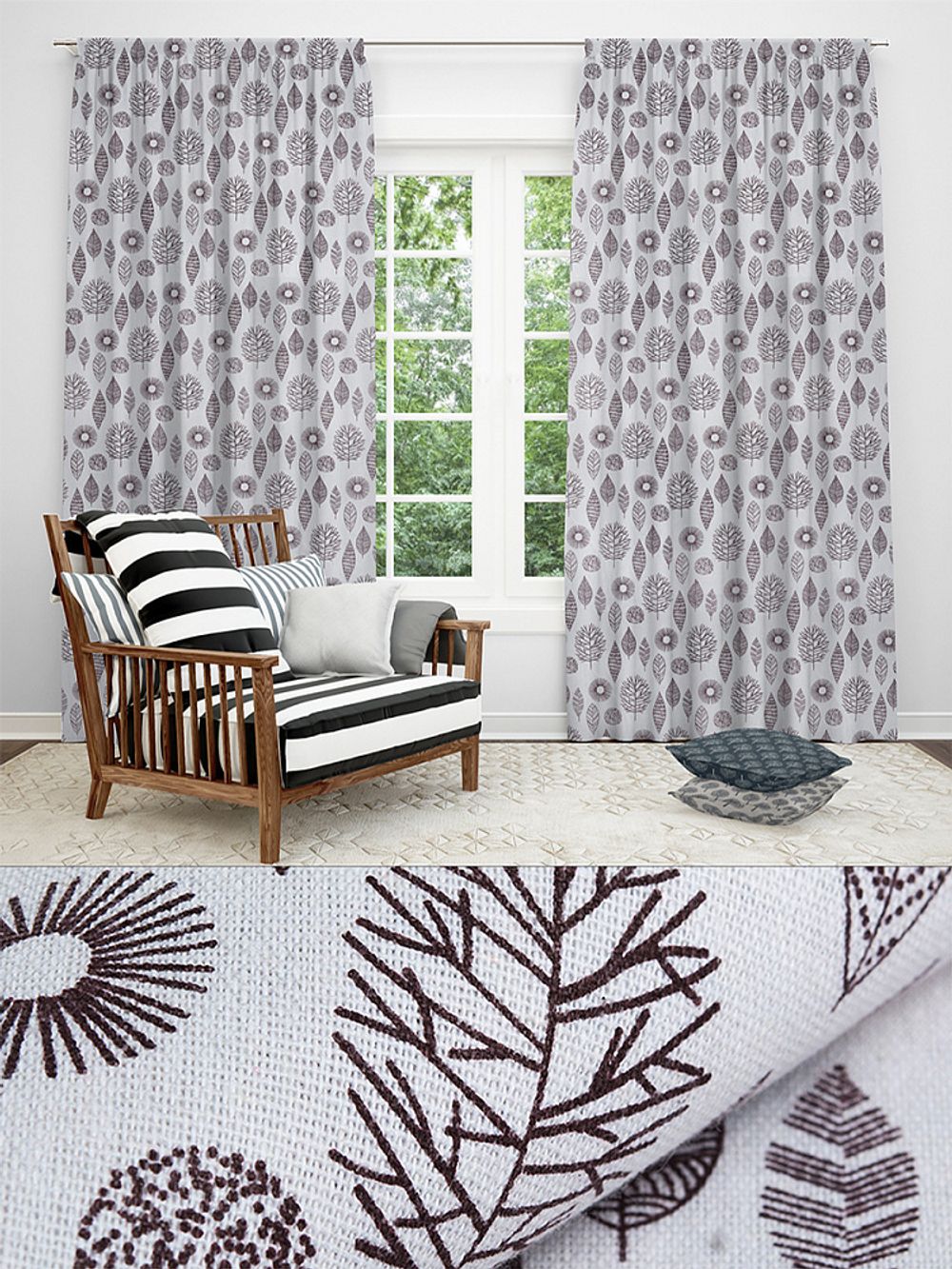 Льняная ткань 140 г/м², 150 см / 20 метров, TBY-DJ-10, TBY