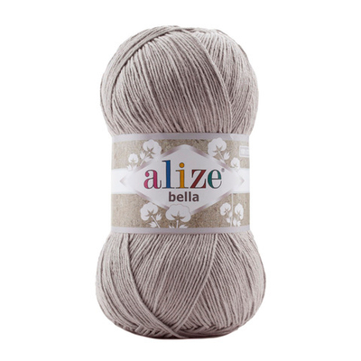 Пряжа Alize (Ализе) Bella 100 / уп.5 мот. по 100 г, 360м, 629 норка A