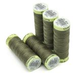 Нитки отделочные Gutermann Top Stitch, 30м, 824 зеленый камуфляж, 5 катушек