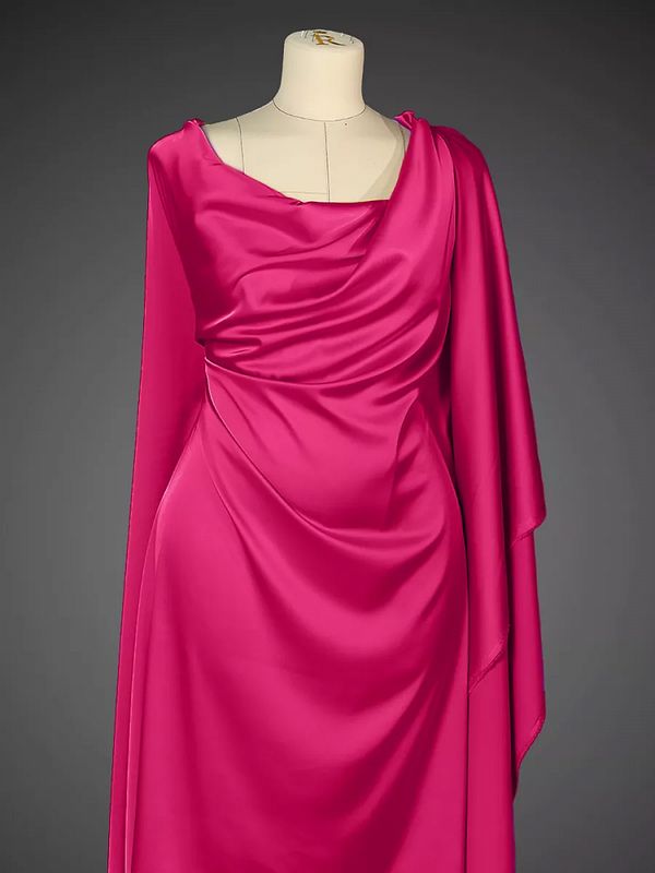 Шелк Армани 90 г/м², 150 см / 2 метра, арт.Arm-043 цв.43 малиновый