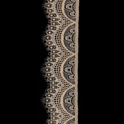 Кружево эластичное (стрейч) 60 мм / 3 метра, C180 бежевый