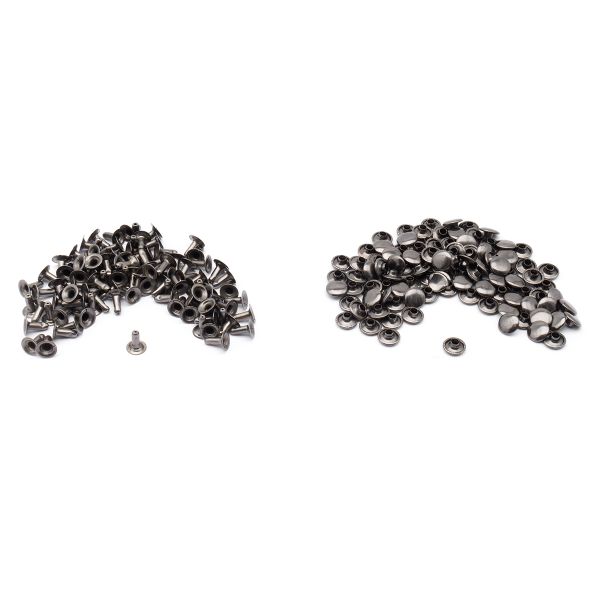 Хольнитены ⌀9 мм, h=9 мм, сталь, New Star №33.5, цв.чер.никель, ≈100 шт