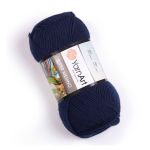 Пряжа YarnArt (ЯрнАрт) Super Merino / уп.5 мот. по 100 г, 300м, 148 т-синий