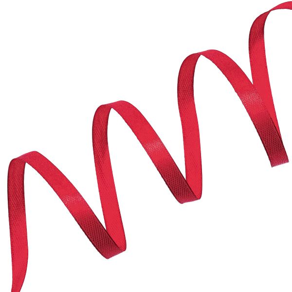 Лента атласная 1-сторонняя 6.0 мм / 22.5±1 метров, М, 3091 т.красный, Globus