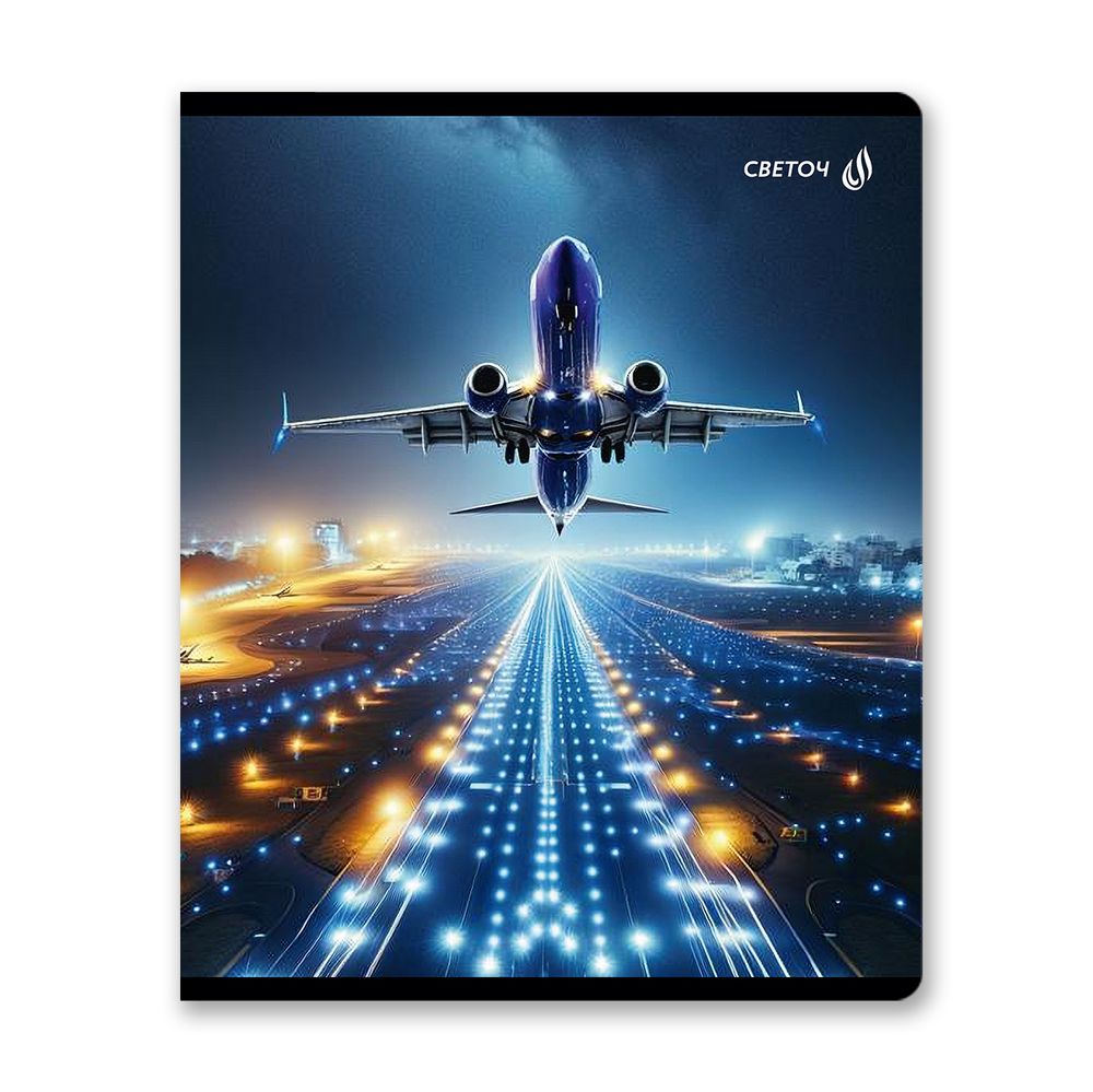 Тетрадь ученическая общая, A5 80 л. на скобе 65 г/м², белизна 100% 5 шт клетка, 01524 Океан возможностей, Светоч Т202