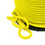 Резинка шляпная (шнур эластичный) ⌀3.0 мм / 100 метров, 0370-0300В, С504-желтый