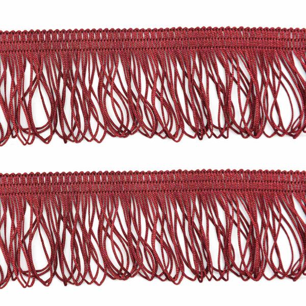 Бахрома отделочная 60.0 мм / 25 метров, 274 бордо