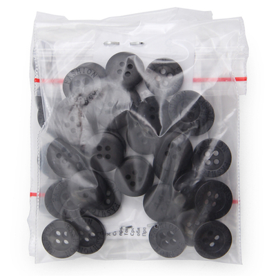 Пуговицы 4 прокола 18L (11мм), (Black (черный)) NE77, 72 шт