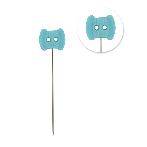 Булавки для квилтинга 46 мм, 60 шт, сталь, в пластиковой коробке, Gamma PHK-20