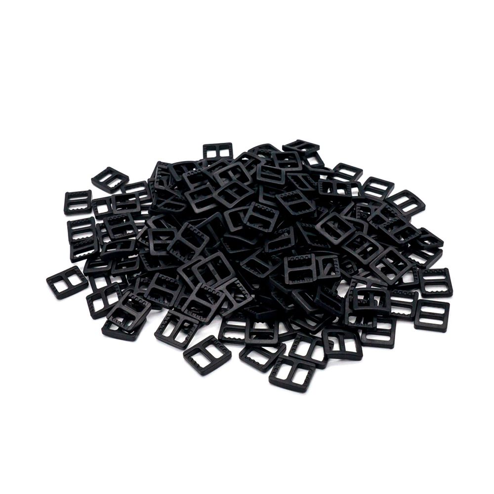 Пряжка-рамка 10 мм, черный, 200 шт