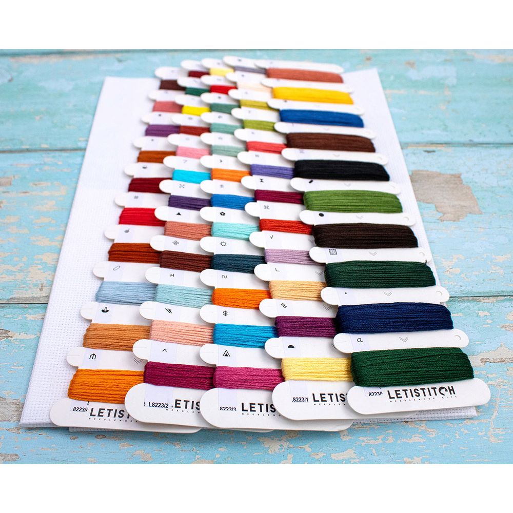 Набор для вышивания нитками LetiStitch L8223, Времена года: Лето 37х30см