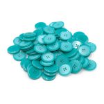 Пуговицы 4 прокола 34L, (col.D (бирюзовый)), 72 шт