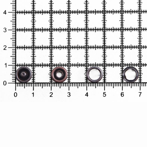 Кнопка рубашечная (джерси) открытая ⌀9.5 мм, ≈144 шт, МЕТАЛЛ, антик, NEW STAR