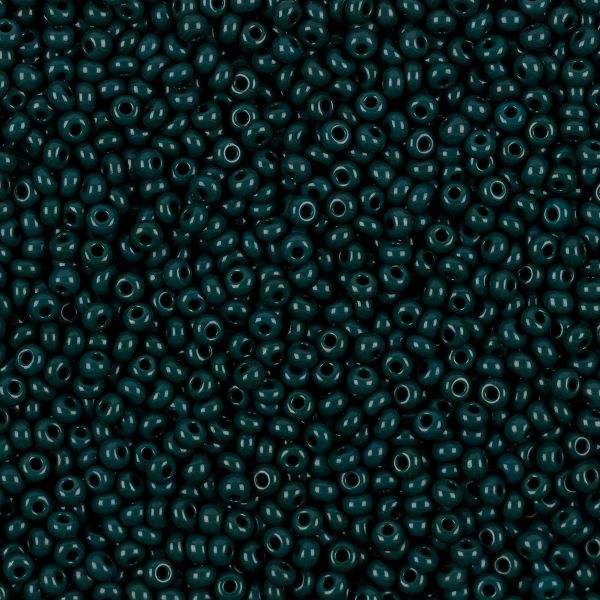 Бисер Preciosa 9/0 (2.7 мм), 50 г, 53270 т.зеленый, 311-19001