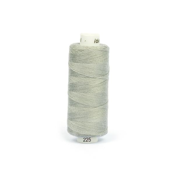 Нитки швейные бытовые Ideal 40/2, 366 м / 10 кат., 225 серый