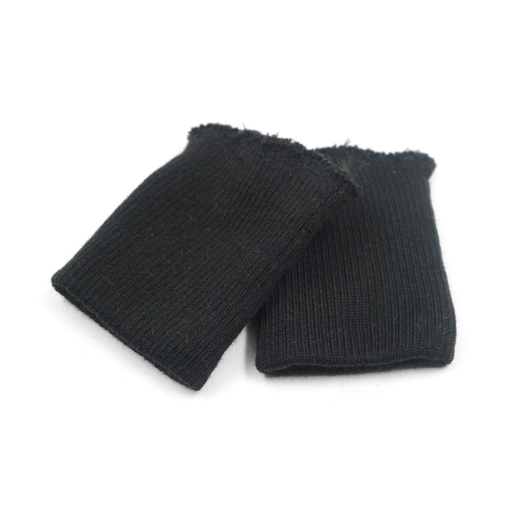 Манжеты трикотажные 7.0х9.5 см, уплотненный 2х1, 004 черный