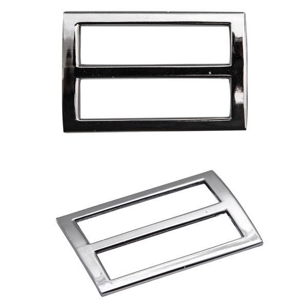 Пряжка ременная металл 45 мм (чер.никель), 6 шт