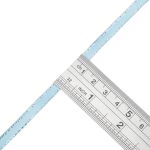 Лента атласная 1-сторонняя 6.0 мм / 22.86±1 метров, с серебряной нитью, 187 голубой, Globus