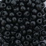 Бисер Astra&Craft 6/0 (4.1 мм), 150 г (10х15 г), цв. 49 черный/непрозрачный