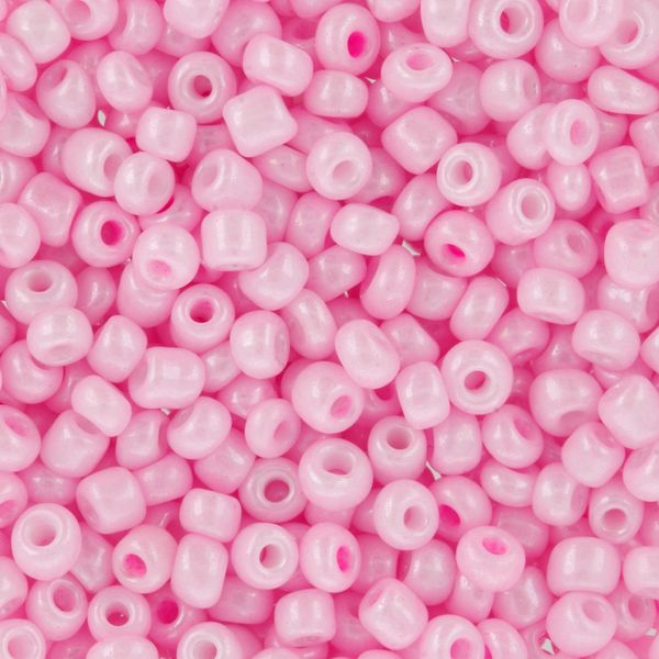 Бисер Zlatka 11/0 (2.1 мм), 100 г (10х10 г), №0966 св.розовый, GR