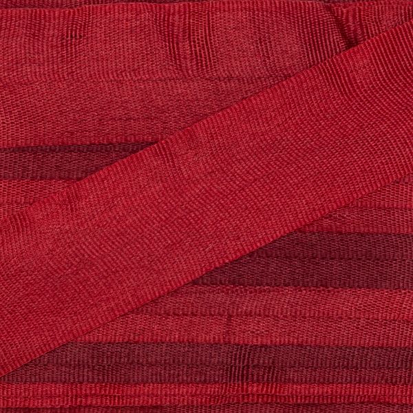 Лента (тесьма) шелковая 13.0 мм / 9.1±0.5 метров, M121 т.красный/бордовый, Gamma SRM-13