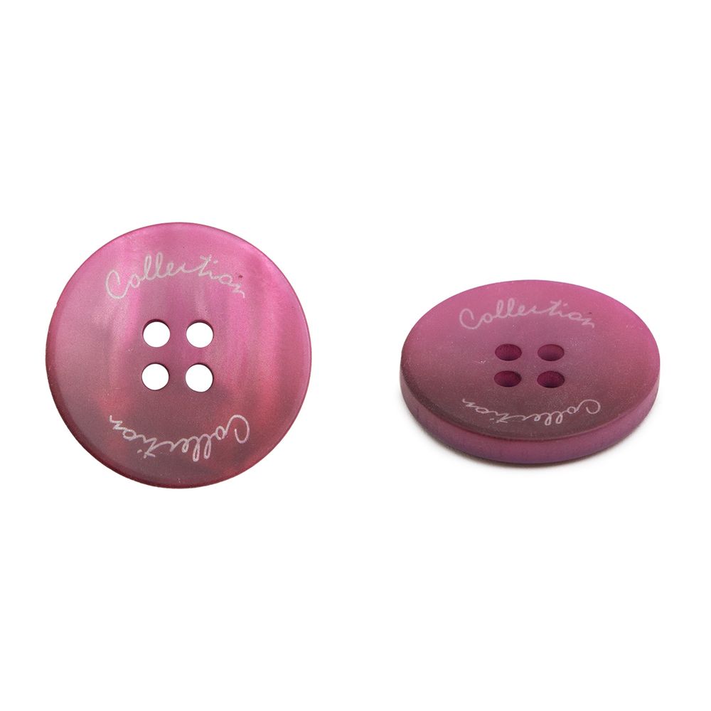 Пуговицы 4 прокола 36L (бордовый), 36 шт