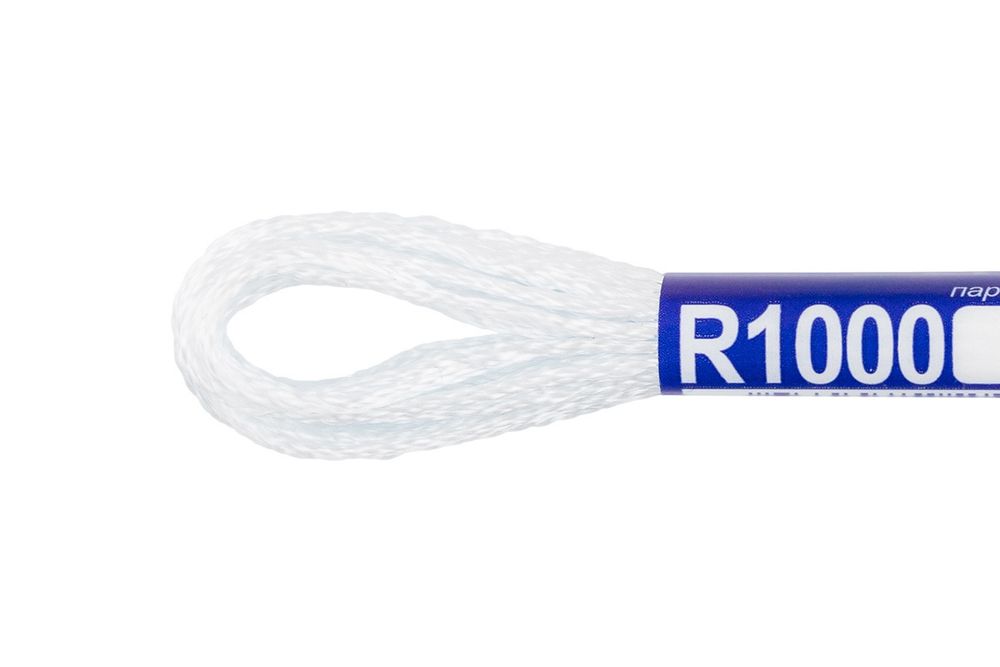 Мулине Gamma вискоза 100%, цв.R1000 белый, 12 мотков по 8 метров