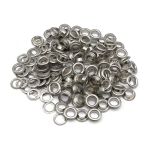 Люверсы металл ⌀_8.0 мм (внутр.), никель, 100 шт, BIG