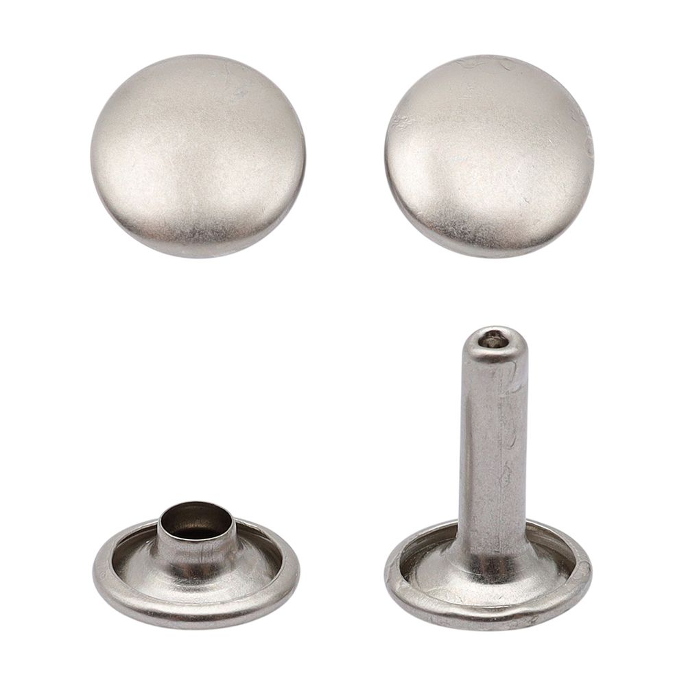 Хольнитены двухсторонние ⌀9 мм, h=11 мм, (мат/ник.), 100 шт