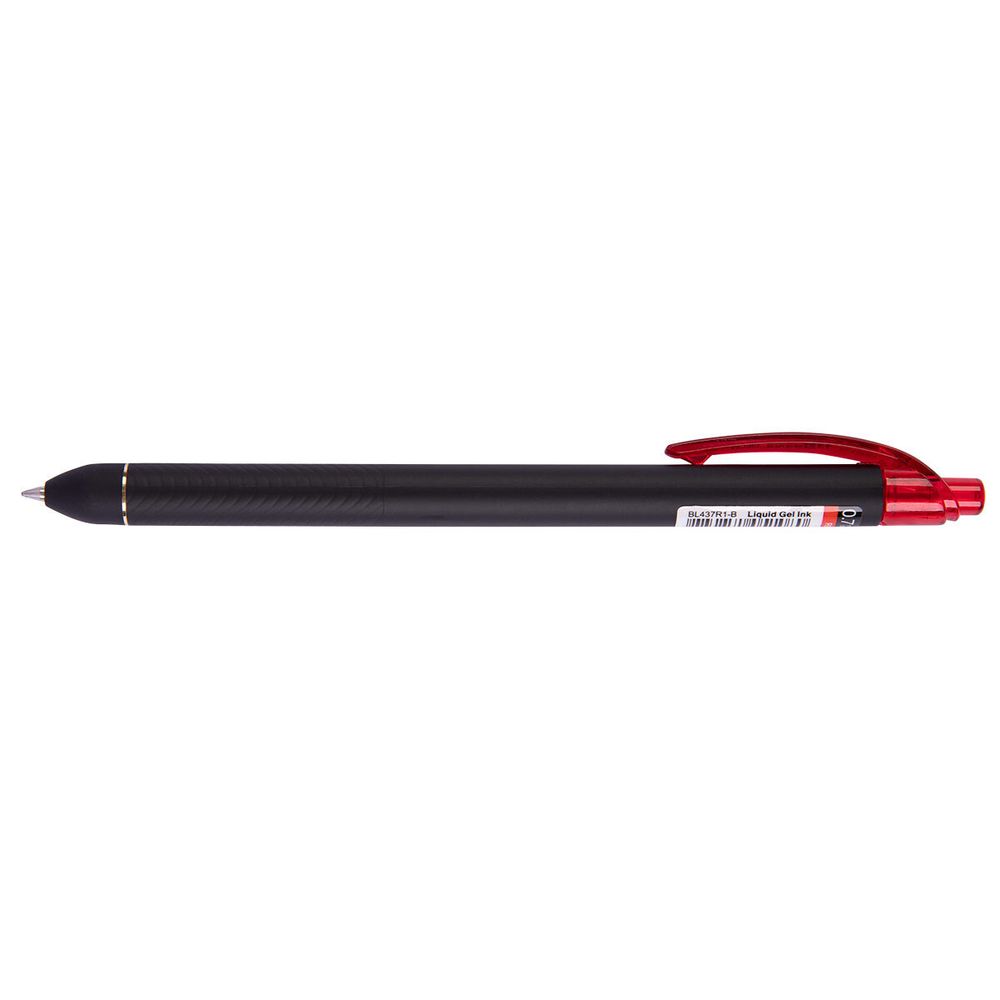 Ручка гелевая автоматическая Energel, корпус Soft Touch 0.7 мм, 12 шт, BL437R1-B, Pentel