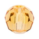 Бусины стекло ⌀4 мм, 24 шт, светло-коричневый/topaz, Preciosa 451-19-602