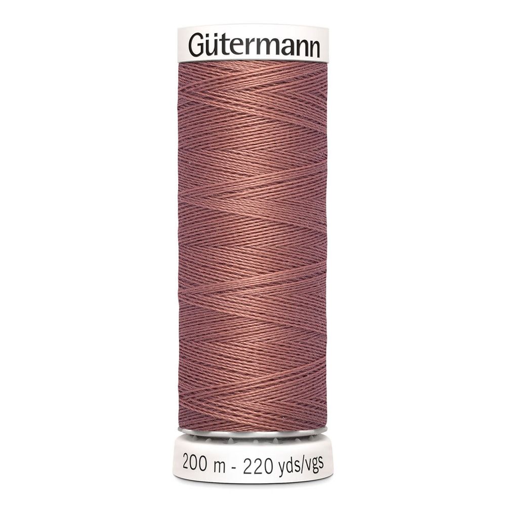 Нитки универсальные Gutermann Sew-all, 200м, 245 золотисто бежево-розовый, 1 катушка