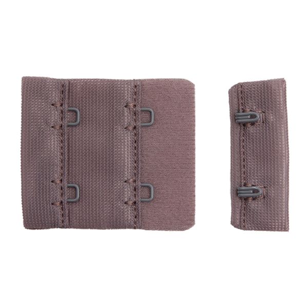 Застежки для бюстгальтера текстильные 2х2, 38 мм, 1645 шиншилла, 2494, 25 шт, Arta