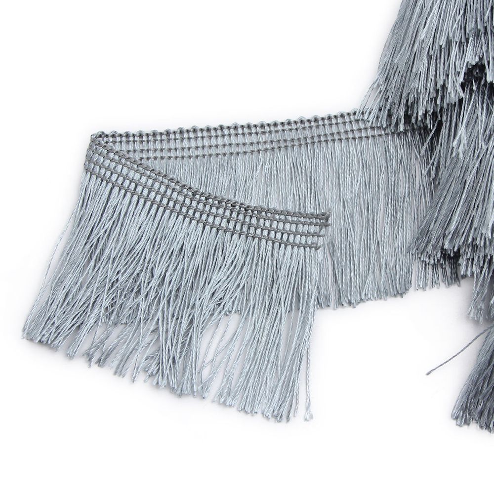 Бахрома отделочная 63.0 мм / 25 метров, нитяная, 361 серый, 0390-0310
