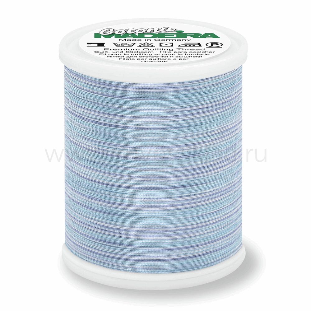 Нитки вышивальные хлопок Madeira Cotona №50, 1000 м, цв. 518, 9350, 5 катушек