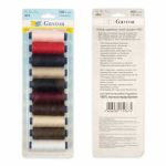 Нитки швейные бытовые Gamma 40/2, 183 м / 10 кат, ассорти 02