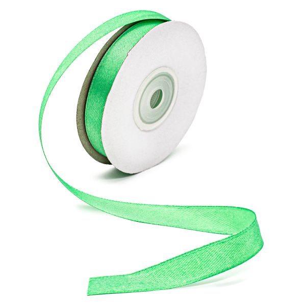 Лента атласная 1-сторонняя 12.0 мм / 22.86±1 метров, 088 св. клевер, Globus