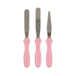 Набор лопаток для торта, 3 шт, №2 розовый, S-Chief SHF-0037