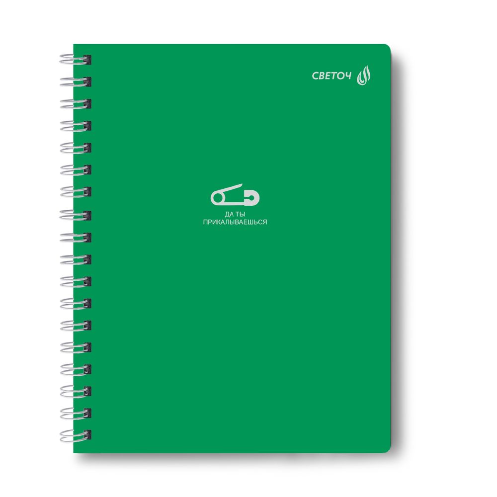 Тетрадь ученическая общая, A5 48 л. на гребне 60 г/м², белизна 90 %, 8 шт, клетка, 01174 Шутки без границ, Светоч Т104