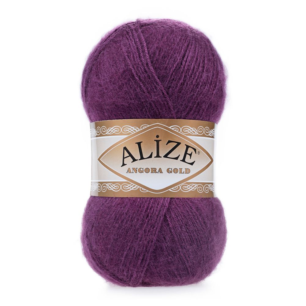Пряжа Alize (Ализе) Angora Gold / уп.5 мот. по 100 г, 550м, 111 фиолетовый