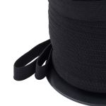 Резинка тканая 15.0 мм / 50 метров, 9.33 г/м, черная г, 61-22-426/15