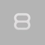 Рамки-регуляторы для бюстгальтера пластик 6.0 мм, 001 белый, SF-0A-1, Arta, 50 шт