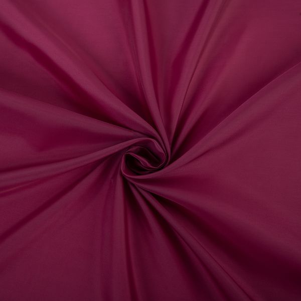 Ткань подкладочная (таффета) 180Т, 57 г/м², 500х152 см, 169 малиновый, Gamma 180Т