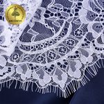 Кружево шантильи (реснички) 220 мм, TBY 5013, 1 белый, 3м, Kruzhevo