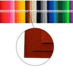 Фетр листовой мягкий 1.0 мм, 20х30 см, 10 шт, цв. 692 коричневый